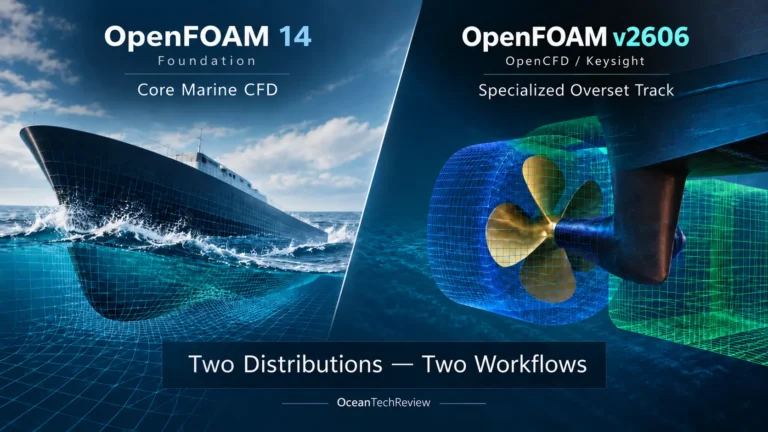 OpenFOAM 14 vs v2606 comparison for Marine CFD workflows